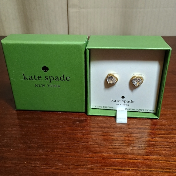 kate spade Jewelry - Kate Spade My Love Heart Earrings - NWT